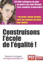 Projet de Loi sur la refondation de l’école : les élus et élues PCF - Front de gauche de Frontignan écrivent à Christian Assaf, député de l'Hérault