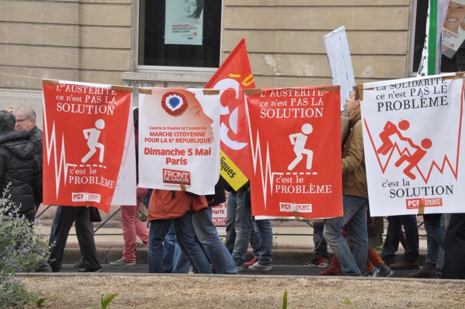 Plusieurs milliers de personnes défilent contre l'austérité et pour de nouveaux droits sociaux dans l'Hérault.