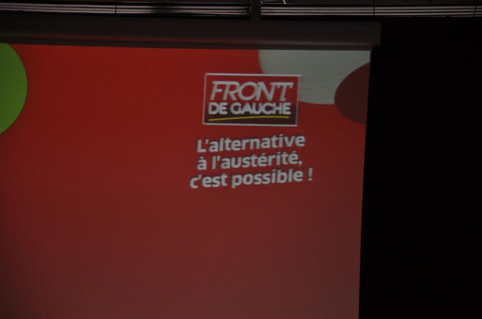 Montpellier : réussite du meeting du Front de gauche contre l'austérité. 