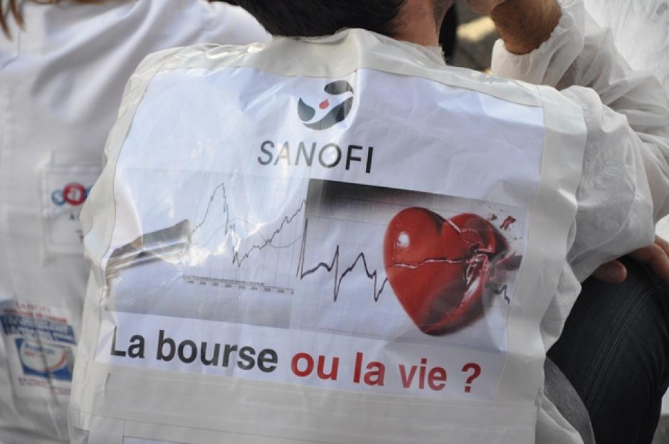 SANOFI-AVENTIS : Les images de la manifestation des salariés de Toulouse et Montpellier le 11 octobre 2012.