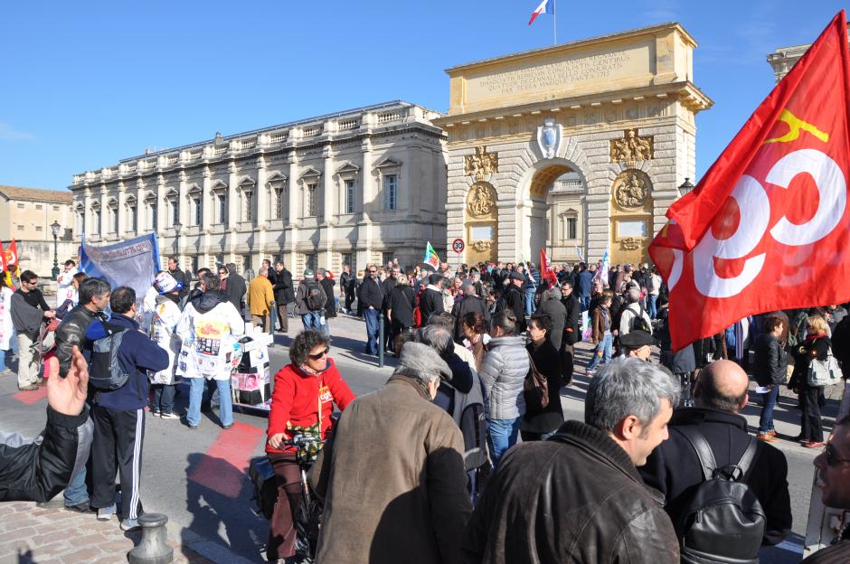 Manifestation pour les salaires et l'emploi à Montpellier : les photos.