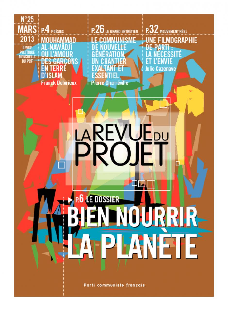 La Revue du  Projet, N° 25,  mars 2013